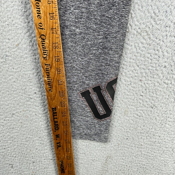 Green Bay Packers Pants Legging Womens Medium Gray Pull On Pink Victorias Secret - Picture 7 of 8